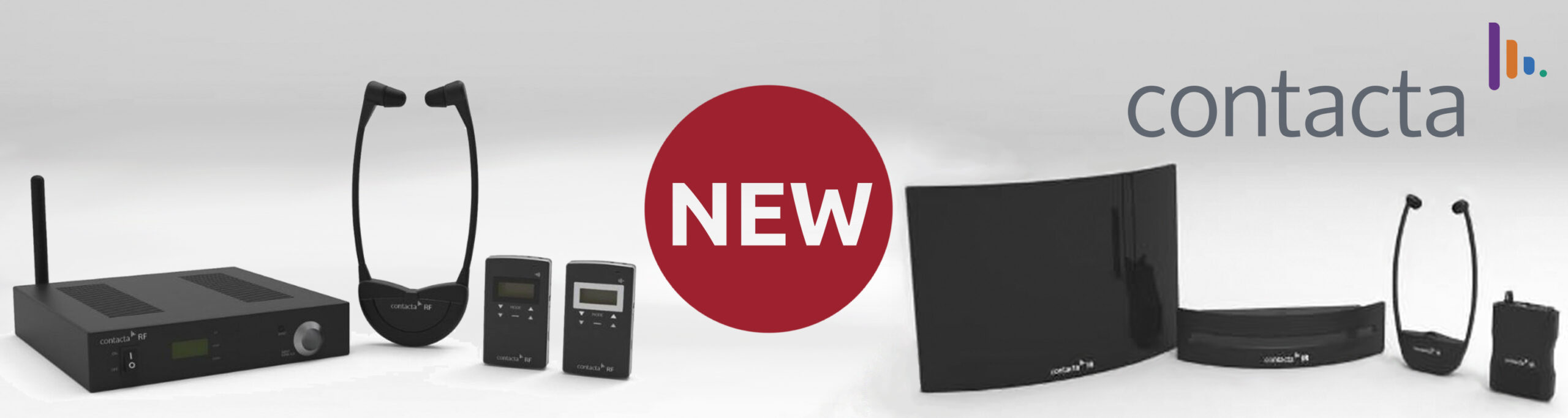 Nieuwe IR en RF systemen van Contacta banner
