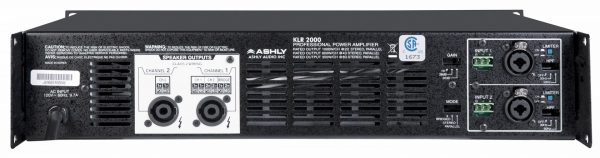 Ashly KLR-2000 rear