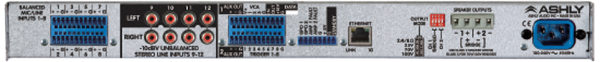 Ashly mXa-1502 rear