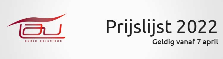 Nieuwe prijslijst april 2022