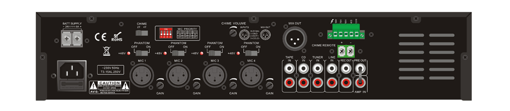 T-audio TA-120 back