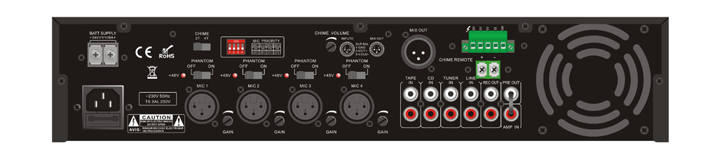 T-audio TA-240 back
